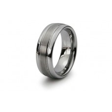 Tungsten Carbide Men's Ring 8mm